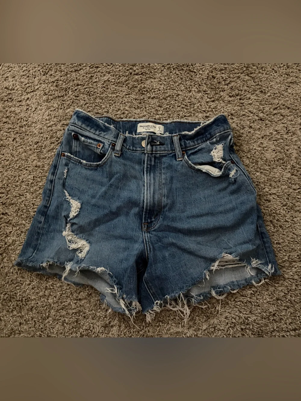 Abercrombie curve love shorts